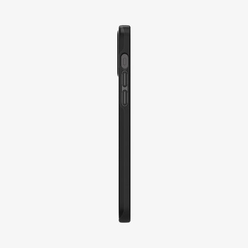 ACS01612 - iPhone 12 Pro Max Case Thin Fit in black showing the back